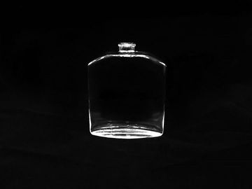 Garrafas e frascos claros de carimbo quentes personalizados de vidro do perfume 100ml