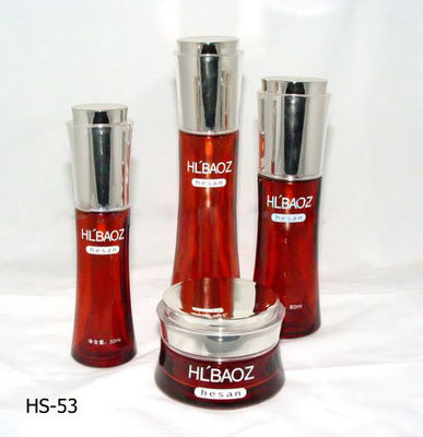 Botelhas e frascos de vidro de emulsão cosmética com gelo de flint 100ML 50ML 30ML