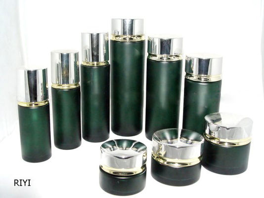 Garrafas e frascos de vidro de emulsão de cosméticos vazios de cores personalizadas 80ML 40ML